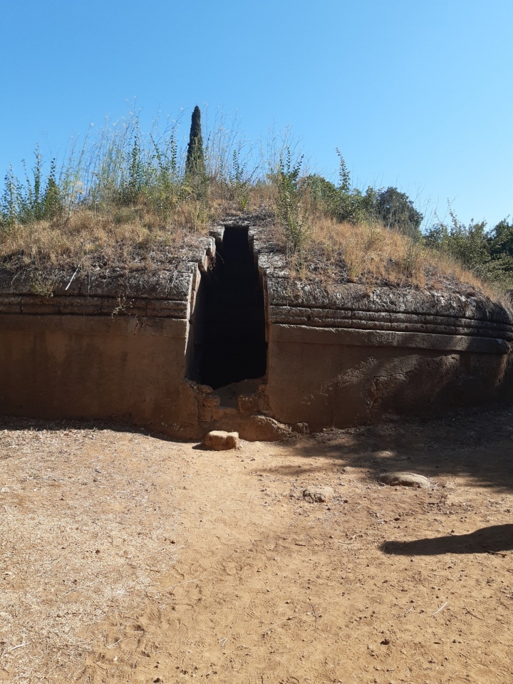 Why settle for one tomb only, when you can go to the Banditaccia necropolis near Cerveteri?
 Photo taken by me in September 2021.