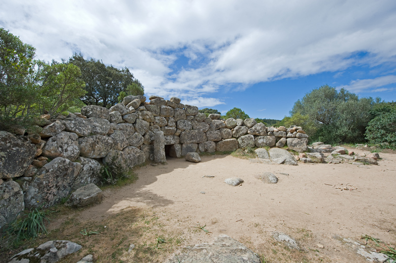 Tomba di giganti Sa Domu 'e s'Orcu also called Tomba di Giganti Is Concias. A beautiful site located in the hills east of Cagliari.