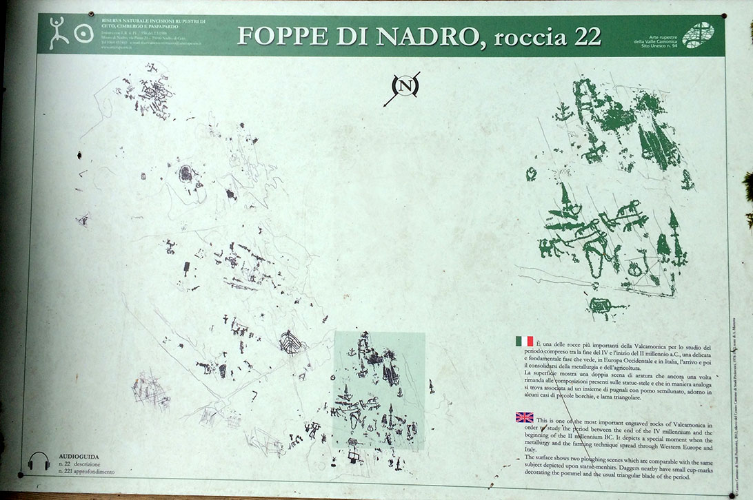 Infoboard Foppe di Nadro 22, Site in Lombardia Italy