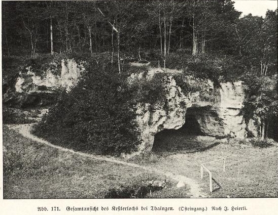Photo of the cave, from 