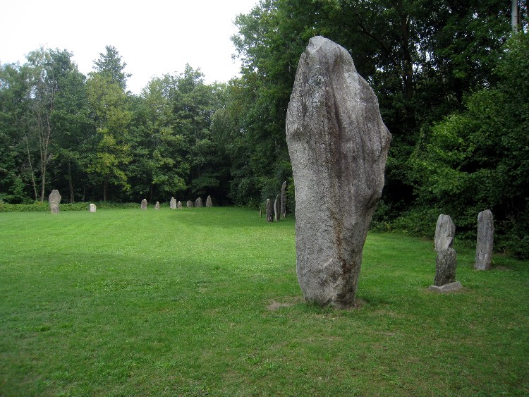 Large human shaped stone.

