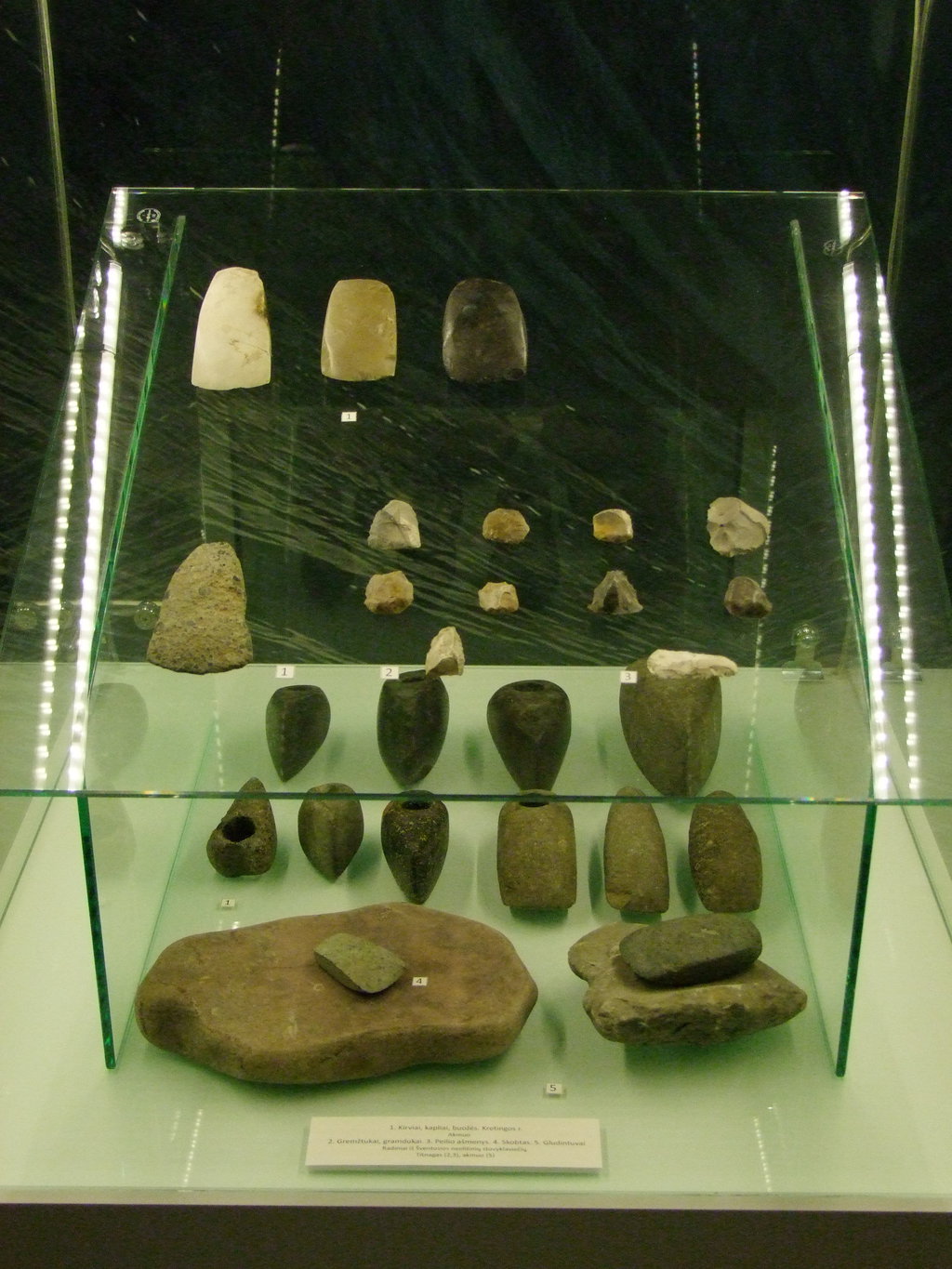 Some of the artefacts found in the region.
