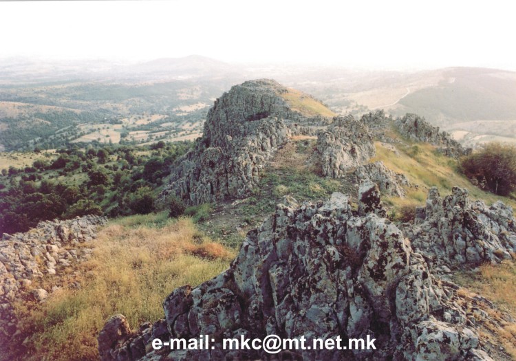 View of the megalithic observatory at Kokino. Photo copyright Gjore Cenev