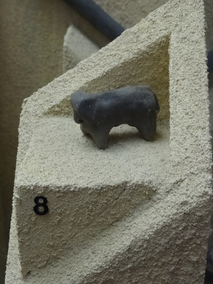 An Early Bronze Age clay figurine from Trzcinica (photo taken on August 2019).