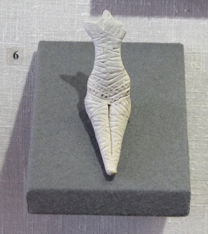 Anthropomorphic figurines.  Tripolye Culture, VI Millennium BC.  May 2016

