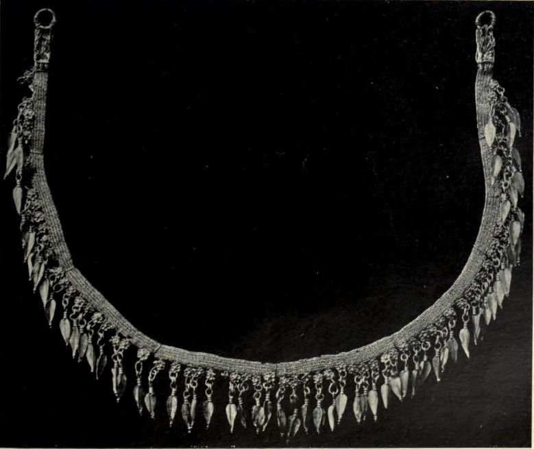 Necklace from the site, from 