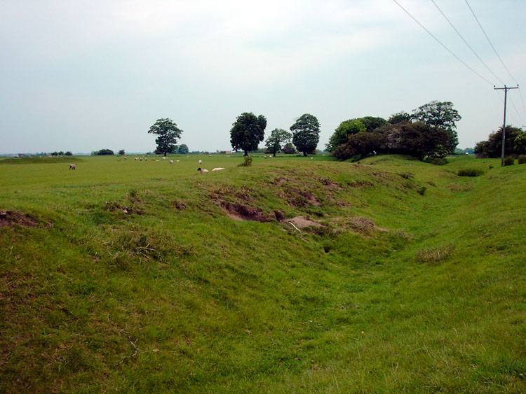 The lowest hillfort in Britain at just 2m above sea level.