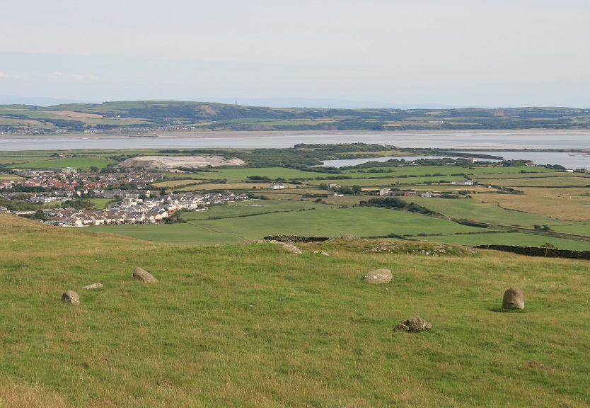 Looking over Lacra B to Duddon sands.