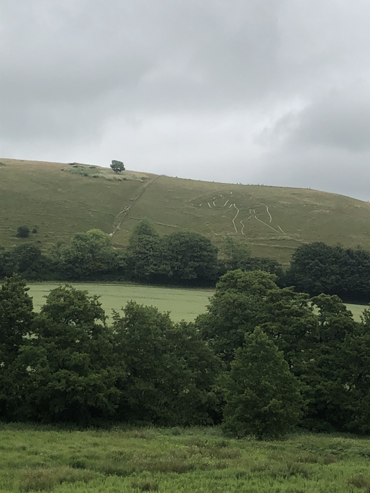 Just a 'phone photo from summer 2023, on my way to a retreat near Honiton. You need a drone or at least a good quality telephoto lens to really do the Giant justice.