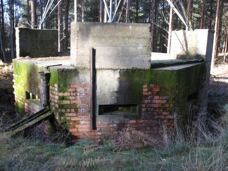 Closer look at the WW2 pillbox dug into barrow A (photo taken on December 2011).