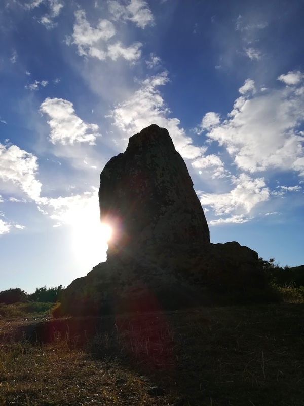 The Long Stone of Mottistone and the Sun