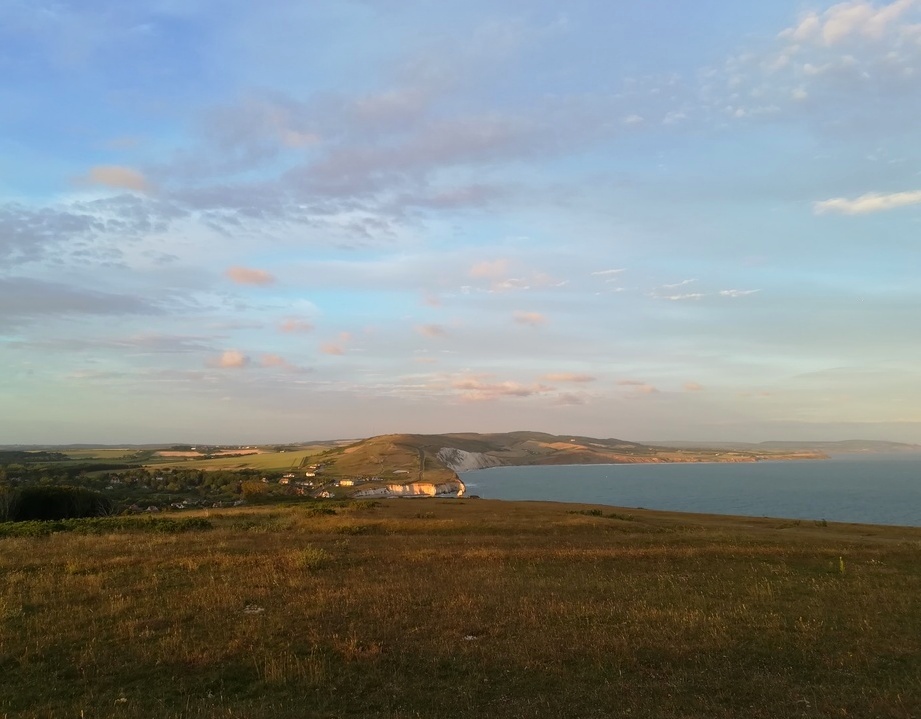 Looking East over the bank and Enclosure, Towards Freshwater Bay and a Beautiful view of most of the island