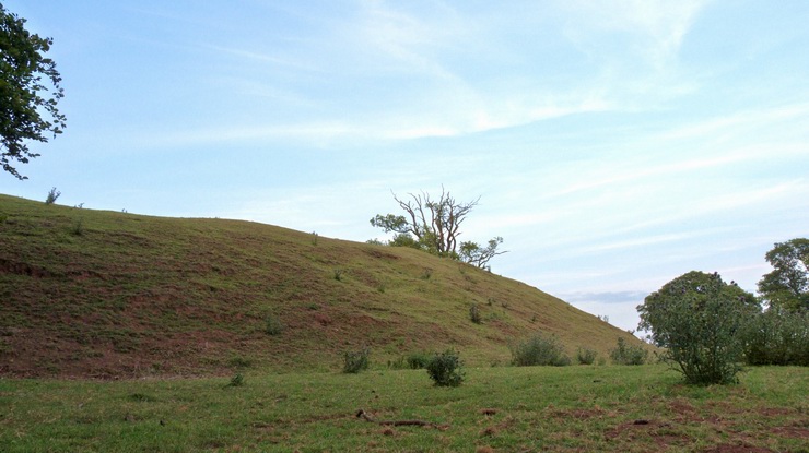 View of the East end defences