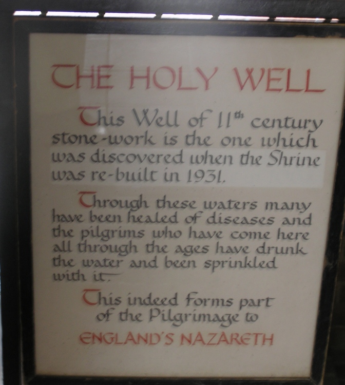 Little Walsingham Holy Well