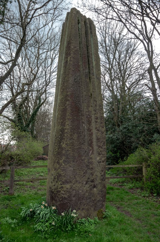 The southern arrow all alone in its little enclosure.