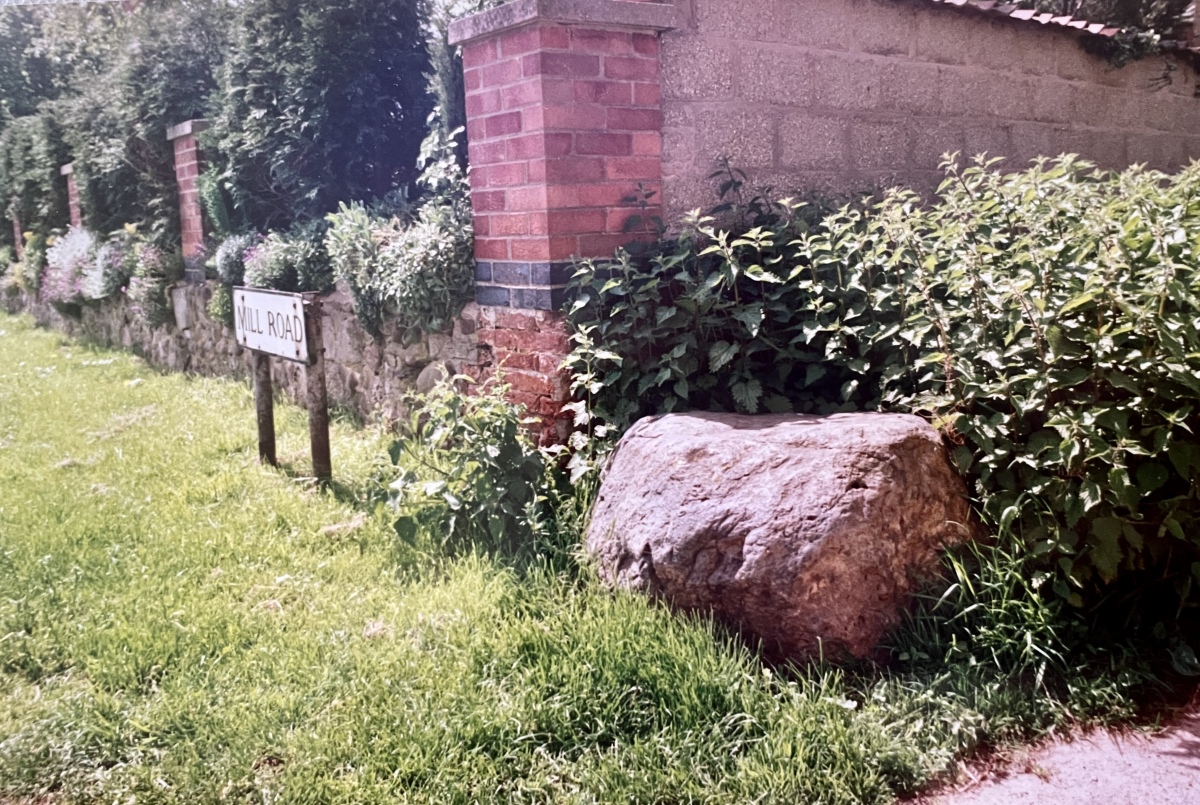 Blue Stone, Rearsby, Leicestershire. Taken in the 1990’s.