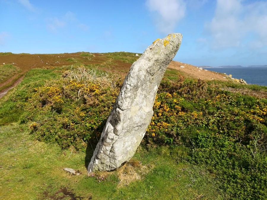 The Old Man of Gugh Standing Stone