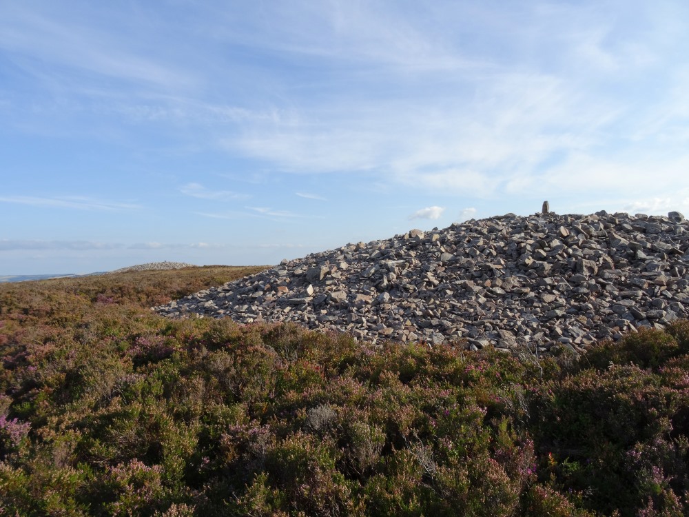 This is another angle showing the second cairn from the northern side of Robin How.