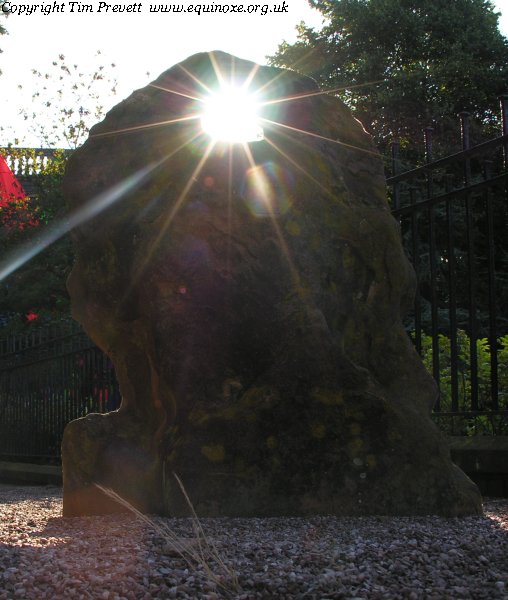 The holed Bargain Stone outside St Peter's in Wolverhampton City Centre. It is believed bargains, probably deals on wool traded from the Welsh Marches, would have been sealed with a handshake through this stone. It is thought to be a well weathered and broken gargoyle, with the hole having been the drainage. Don't miss the huge Anglo Saxon cross shaft nearby.