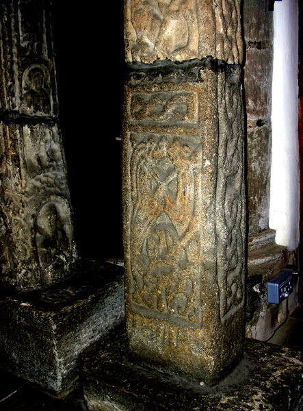 Dated to about 875 AD (the early years of the Viking occupation of the land around York) this cross is known as the Aerswith Cross.  It shows clear Jellinge style carvings in the Danish manner.