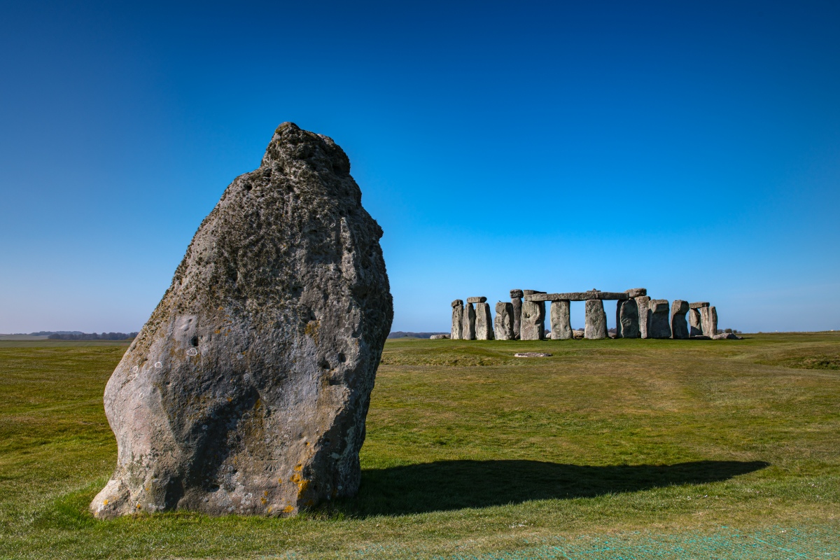 There are so many dramatic images of the iconic site, but I wanted a plain image of the stones: I took a series when there were very few visitors.