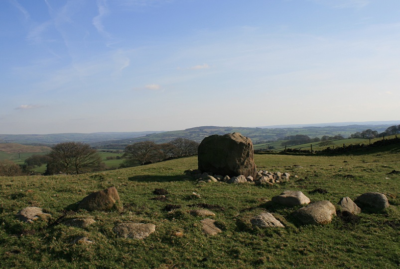 Blue skies at the Bullstones