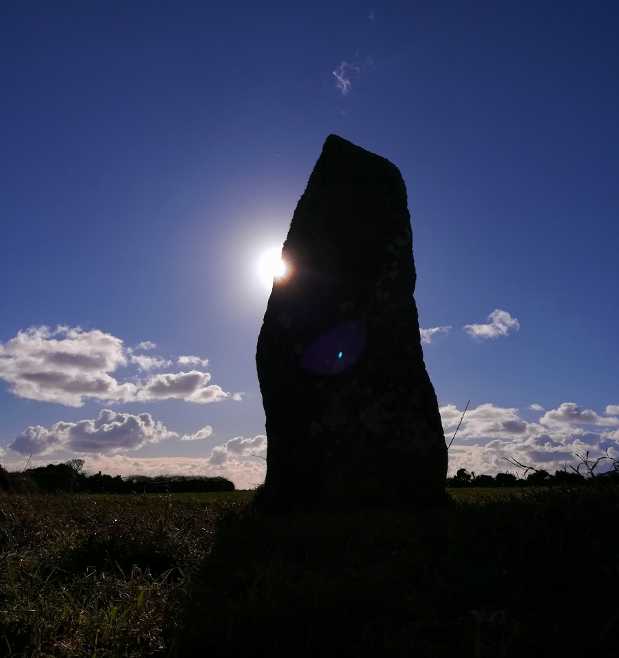 Boscawen-Ûn Field Menhir and the Sun