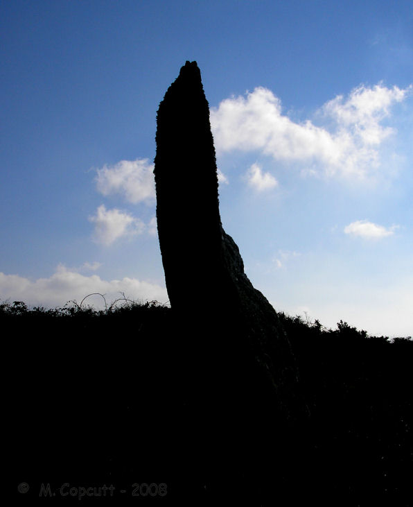 Trelew Standing Stone (Menhir) : The Megalithic Portal and Megalith Map: