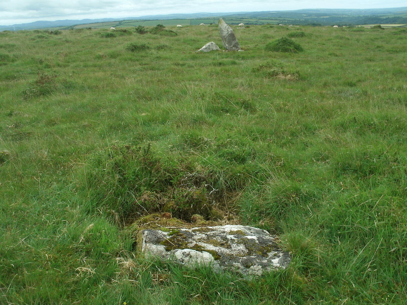 Trehudreth Downs Menhir. Maybe part of a row as well?