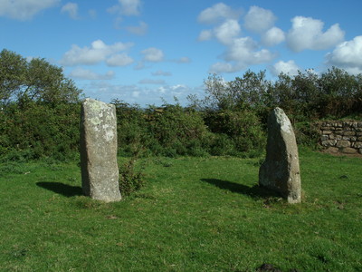 Faughan round standing stones.