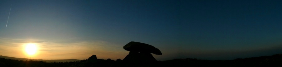 Sunset at Chun Quoit.