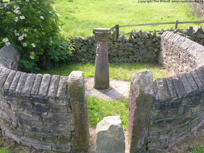 The view nearest the roadside entrance. A completely unique setting and presentation of a cross.