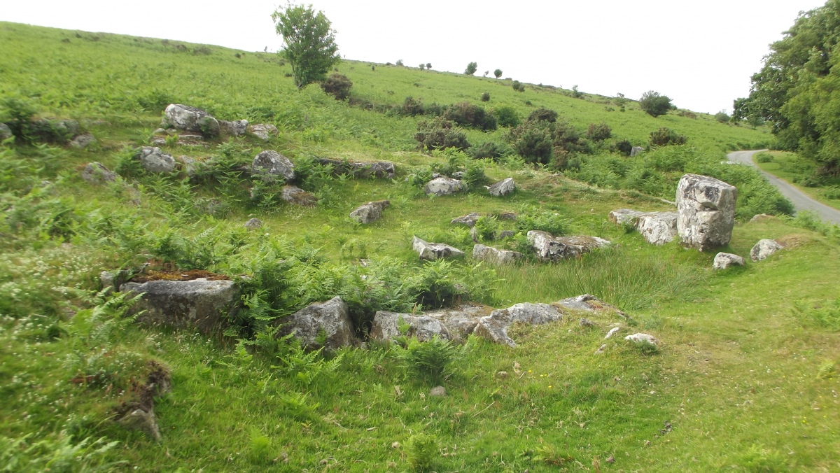 Hut Circle from the south