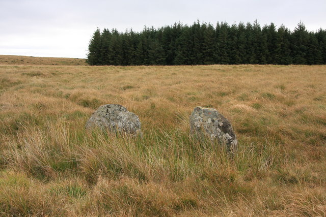This photograph of the boundary stones on Stonetor Hill is copyright Guy Wareham and licensed for reuse under creativecommons.org/licenses/by-sa/2.0. Link to photograph on Geograph is geograph.org.uk/p/1512276