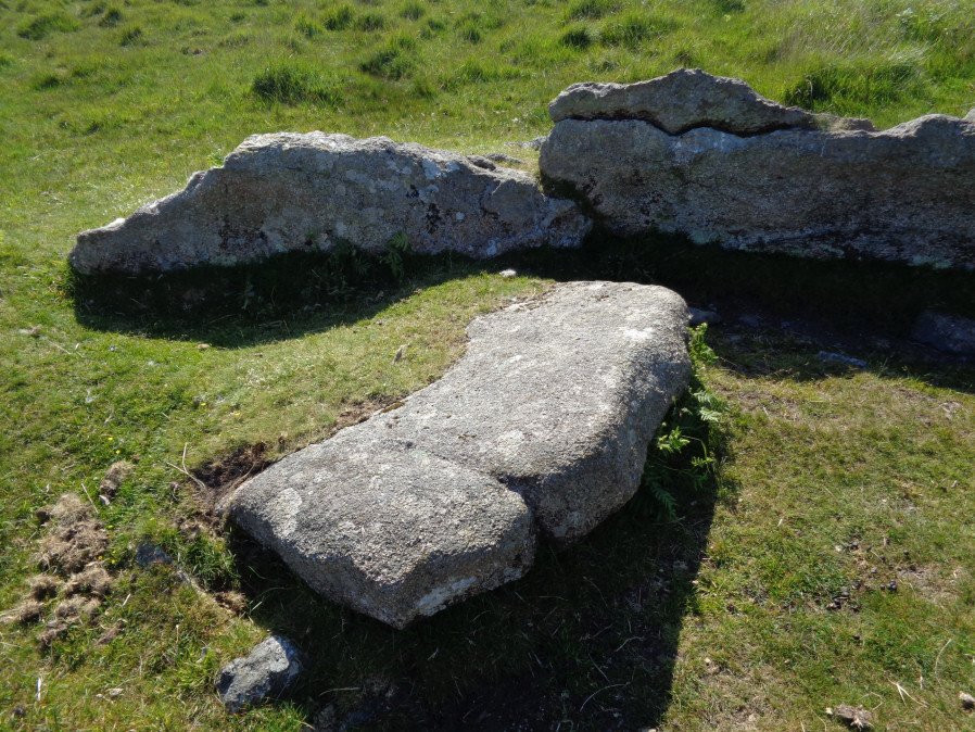The Wigford Down (S) Stone Ring Cairn Circle from Prehistoric Dartmoor Walks (PDW). Photograph taken 18th June 2017. 