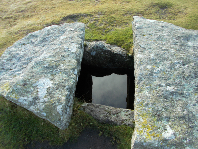 On Sunday 11th December we could have had a bath in this cist, it was full of water!