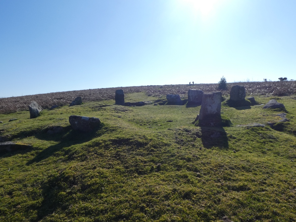 Febrary 2019: A wander round the Mardon Down North circle. 

Viewed looking South