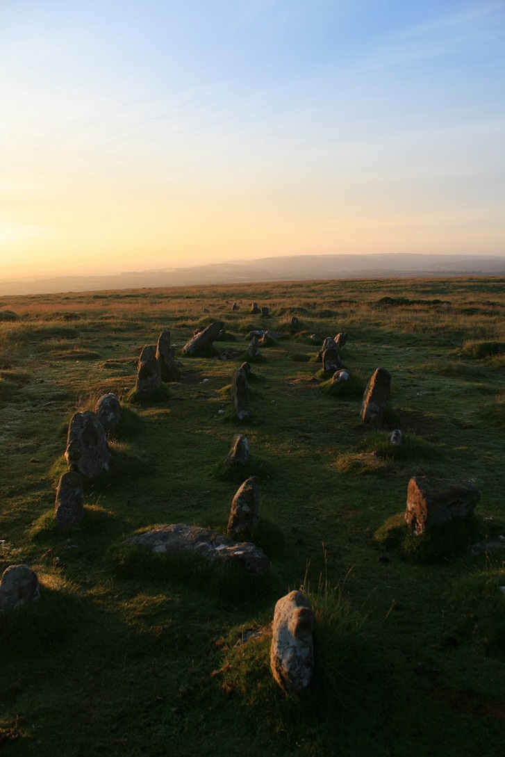 Cosdon stone rows 21st June 2018