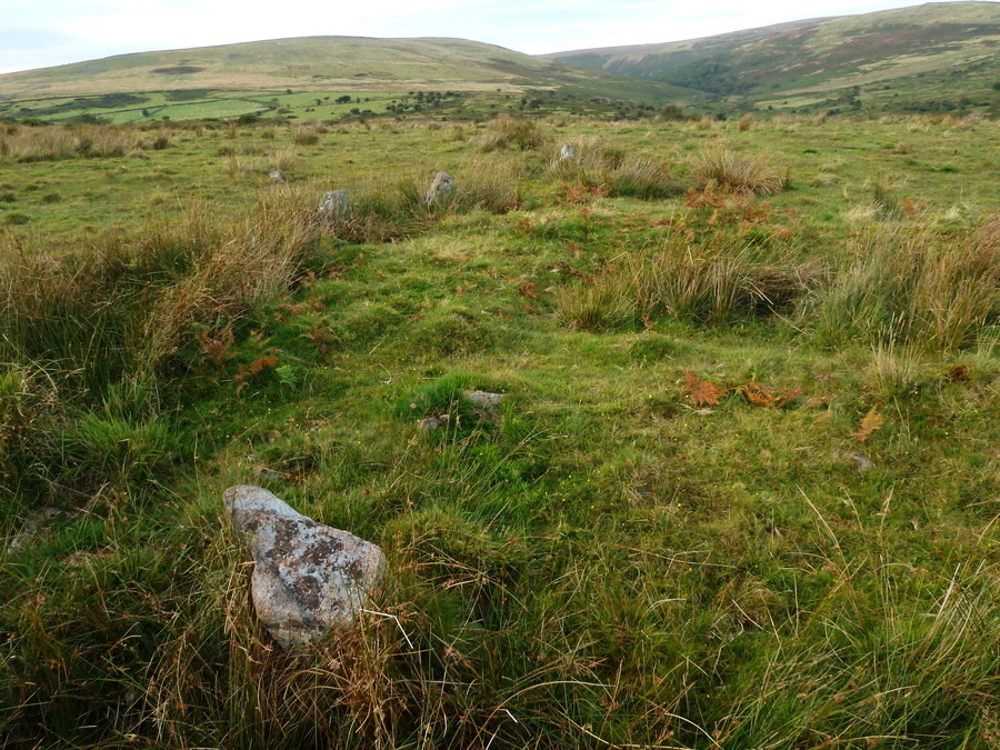 Burford Down stone (cairn) circle.