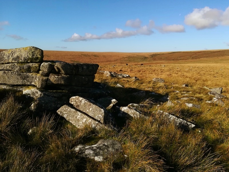 Outer Pupers, showing the low ring/tor cairn next to Outer Pupers outcrop
