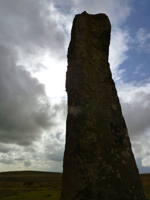 Drizzlecombe menhir 2.