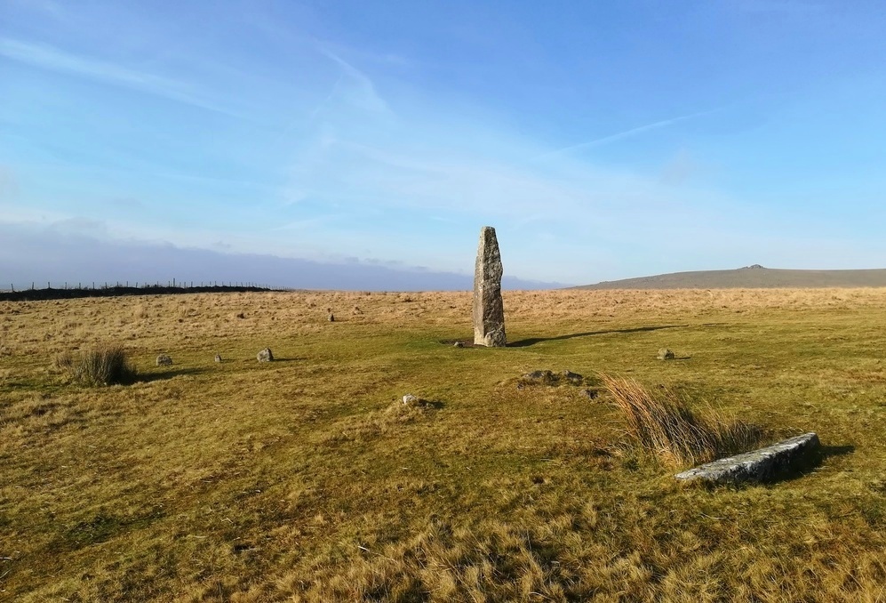 Merrivale Second Menhir and Cairn
