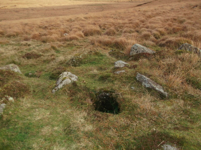 The cist at Whiteworks Cairn Circle.