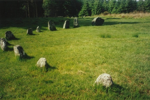 Fernworthy stone circle.