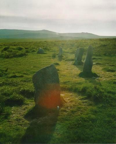 White Moor Down stone circle.