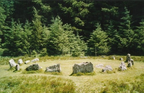 Soussons Common cairn circle.
