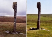 Drizzlecombe menhir 2 - PID:37684