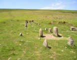 Cosdon Hill Multiple Stone Rows - PID:7702