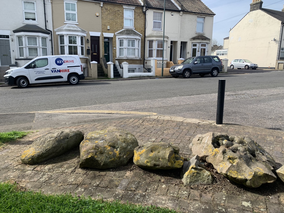 I visited on Saturday 13th April, could these have come from a lost stone circle? I'm not totally convinced. What do you think? 