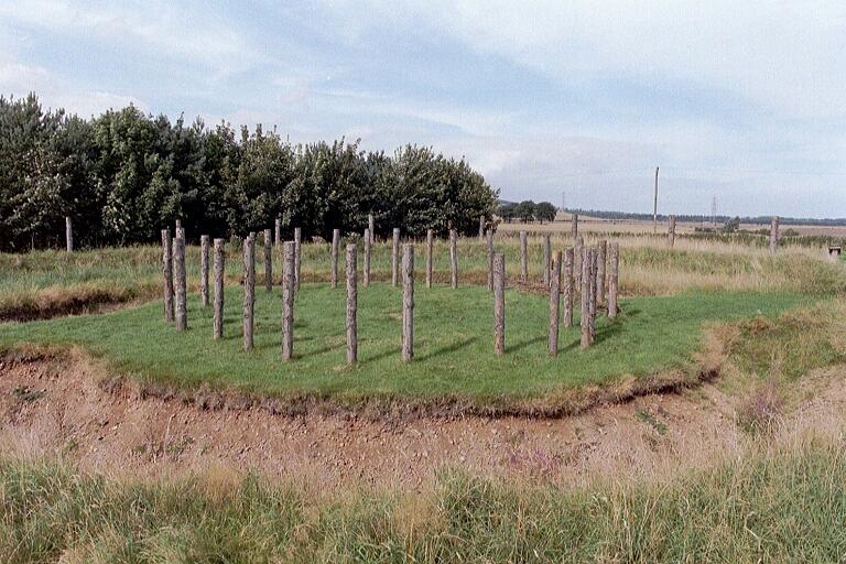 Milfield Reconstructed Henge at Maelmin Heritage Centre